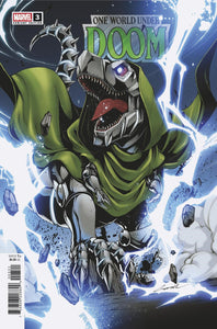 One World Under Doom #3 (Of 9) Godtail Doomasaur Variant